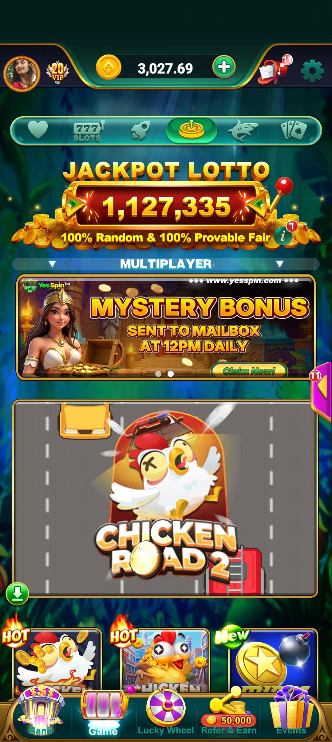 Popular Picks inside Yes Spin